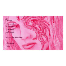 Mascarada Business Card Template