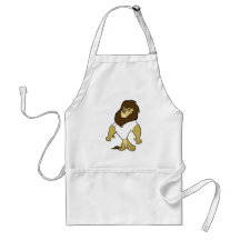 Mascot - Lion White Aprons
