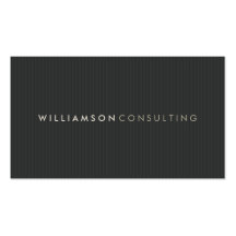 MASCULINE BUSINESS CARD :: simple pinstripe 1