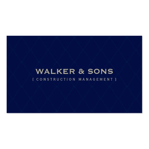 MASCULINE BUSINESS CARD :: simply smart 1