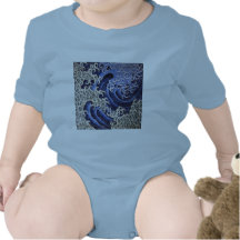Masculine Wave, Hokusai Baby Bodysuit