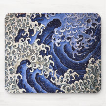 Masculine Wave, Hokusai Mouse Mats