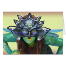 Masked Arrienne 2 Greeting Card