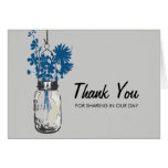 Mason Jar filled with Wilflowers Card