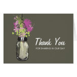 Mason Jar filled with Wilflowers Cards