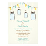 Mason Jars Country Theme Wedding Invitation invitations