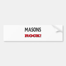 Masons Rock Bumper Stickers