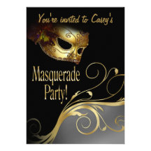 Masquerade Party Invitation