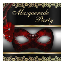 Masquerade Party Invite