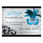 Masquerade RSVP Cards Personalized Announcement
