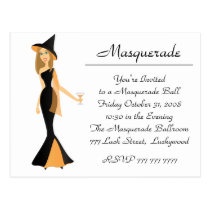 Masquerade Witch postcards
