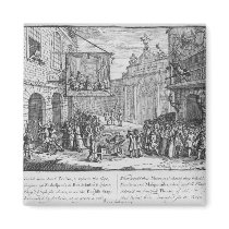 Masquerades and Operas, Burlington Gate, 1724 magnets