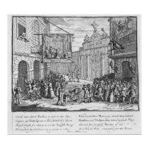 Masquerades and Operas, Burlington Gate, 1724 posters