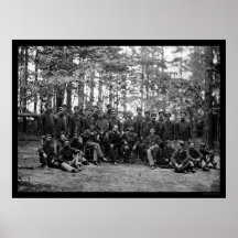 Massachusetts Cavalry at Petersburg, VA 1864 Poster