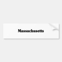 Massachusetts Classic Bumper Sticker