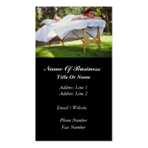 Massage Business Card