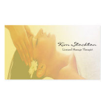 massage business cards
