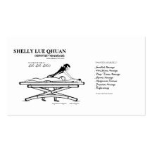 Massage Salon/Therapist/Masseuse Business Card