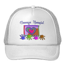 Massage Therapist Funky Artsy Design Gifts Trucker Hats