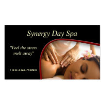 Massage Therapy business card