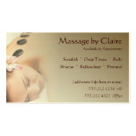 Massage Therapy Business Card