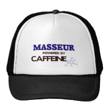 Masseur Powered by caffeine Hats