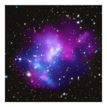 Massive Galaxy Cluster MACS J0717 Photograph
