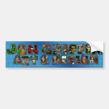 Master Banner-blue Bumper Sticker