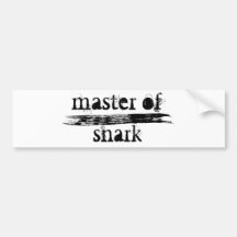 Master of Snark Bumper Stickers