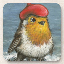 Master robin at the seaside drink coaster