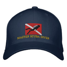 Master SCUBA Diver Embroidered Cap Embroidered Hat