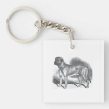 Mastiff Key Chain