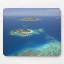 Matamanoa Island and coral reef, Mamanuca Island Mousepads