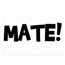 MATE! POSTCARD