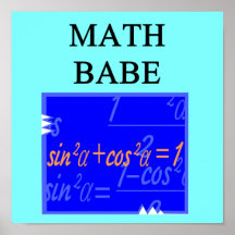 MATH BABE POSTER