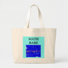 MATH BABE TOTE BAG