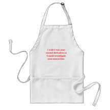 math geek love pick up line aprons