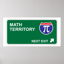 Math Next Exit Posters