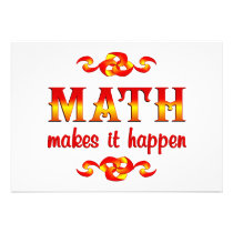 MATH invitations