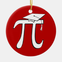 Math Pi Graduate (one-sided) - Funny Grad Christmas Ornaments