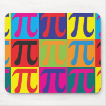 Math Pop Art Mouse Mats