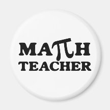 Math Teacher PI Fridge Magnets