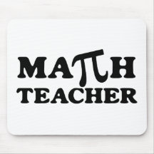 Math Teacher PI Mouse Pad
