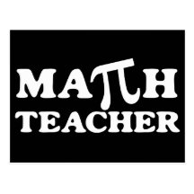Math Teacher PI Postcard