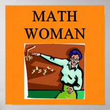 MATH WOMAN POSTERS