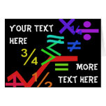 Mathematics Greeting Card
