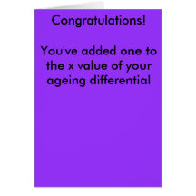 Mathmo's Birthday Card