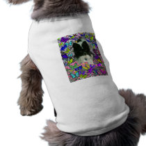 Matisse in Butterflies II - White & Black Papillon pet clothing