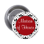 Matron of Honour Button