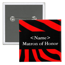 Matron of Honour Buttons